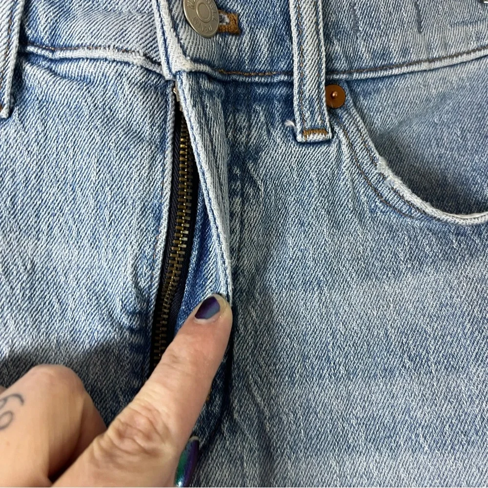 Madewell The Perfect Vintage Wide Leg Crop Jeans Altoona Wash Comfort Stretch - Picture 6 of 15